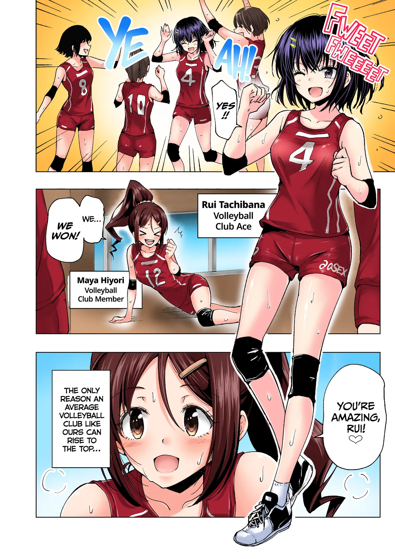 This Volleyball Girl got Spiked with a Sensual Massage - Full Color Compilation page 9 full