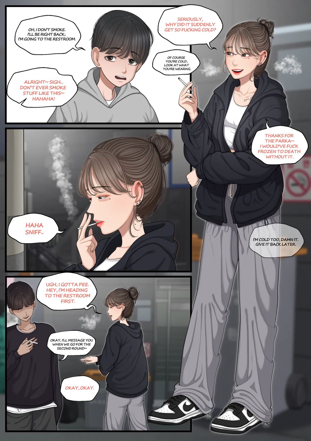 At a bar - Senior with a bad personality 1 &amp; 2 page 3 full