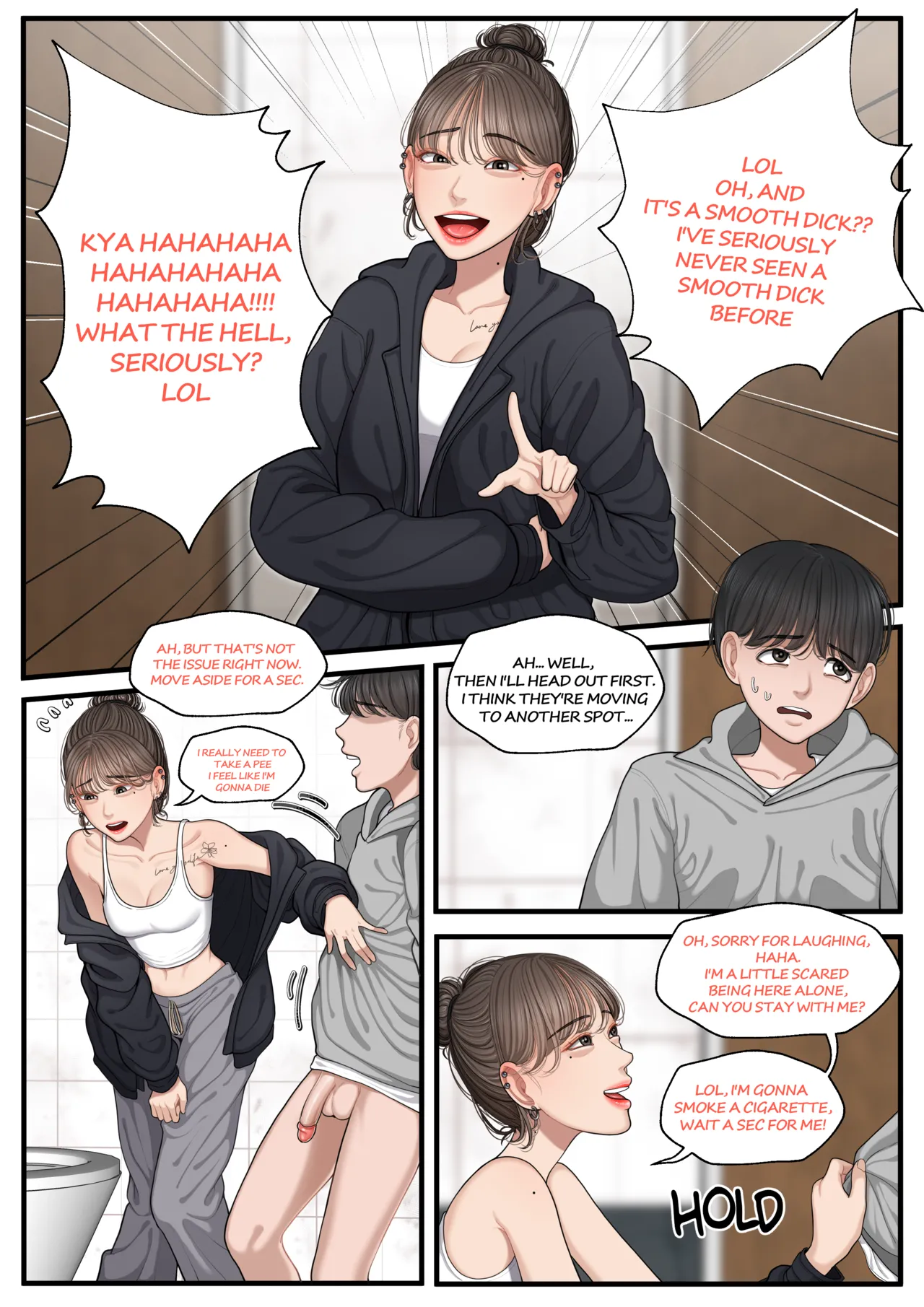 At a bar - Senior with a bad personality 1 &amp; 2 page 5 full