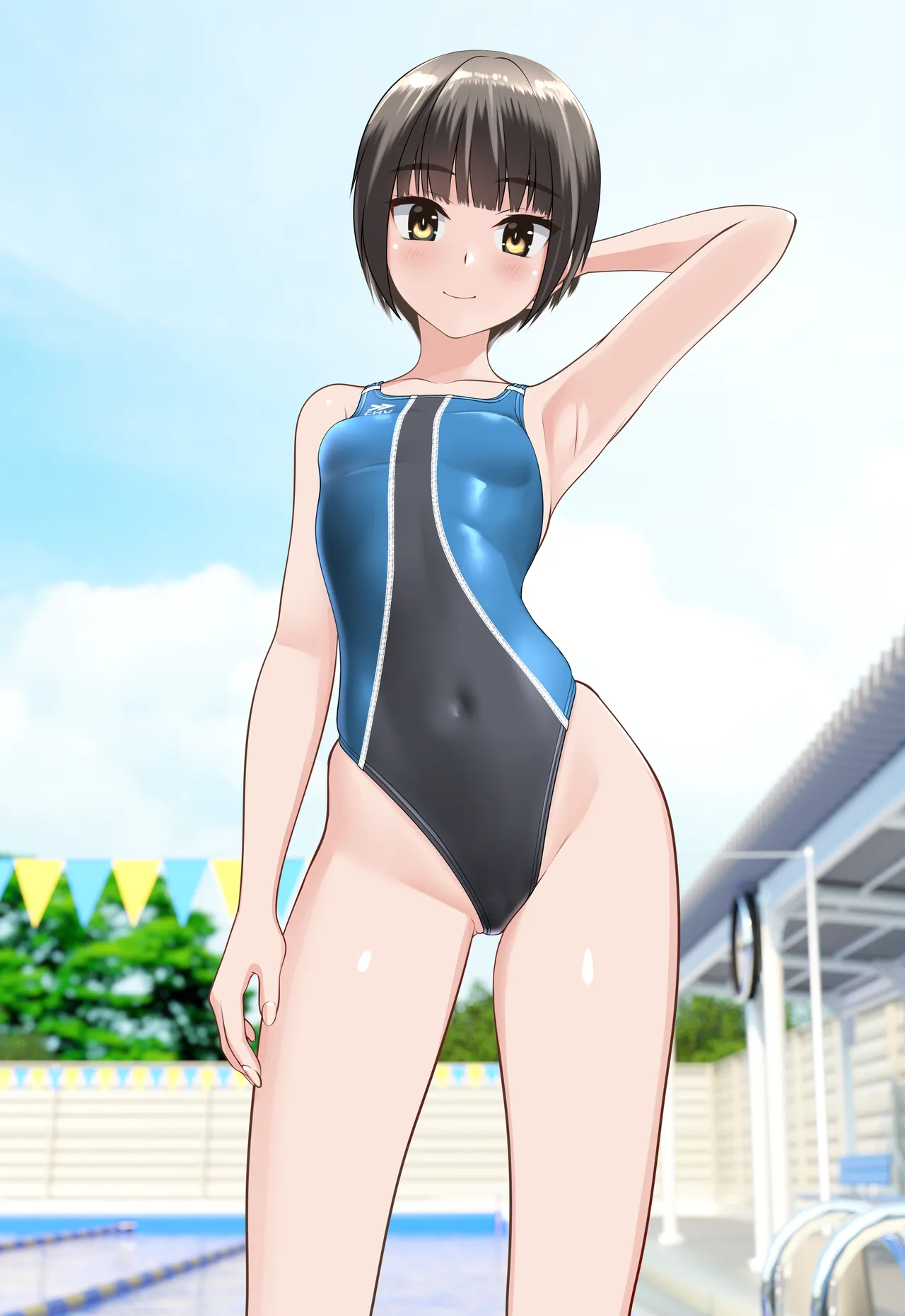 新背景+アオリ構図娘ちゃん page 2 full