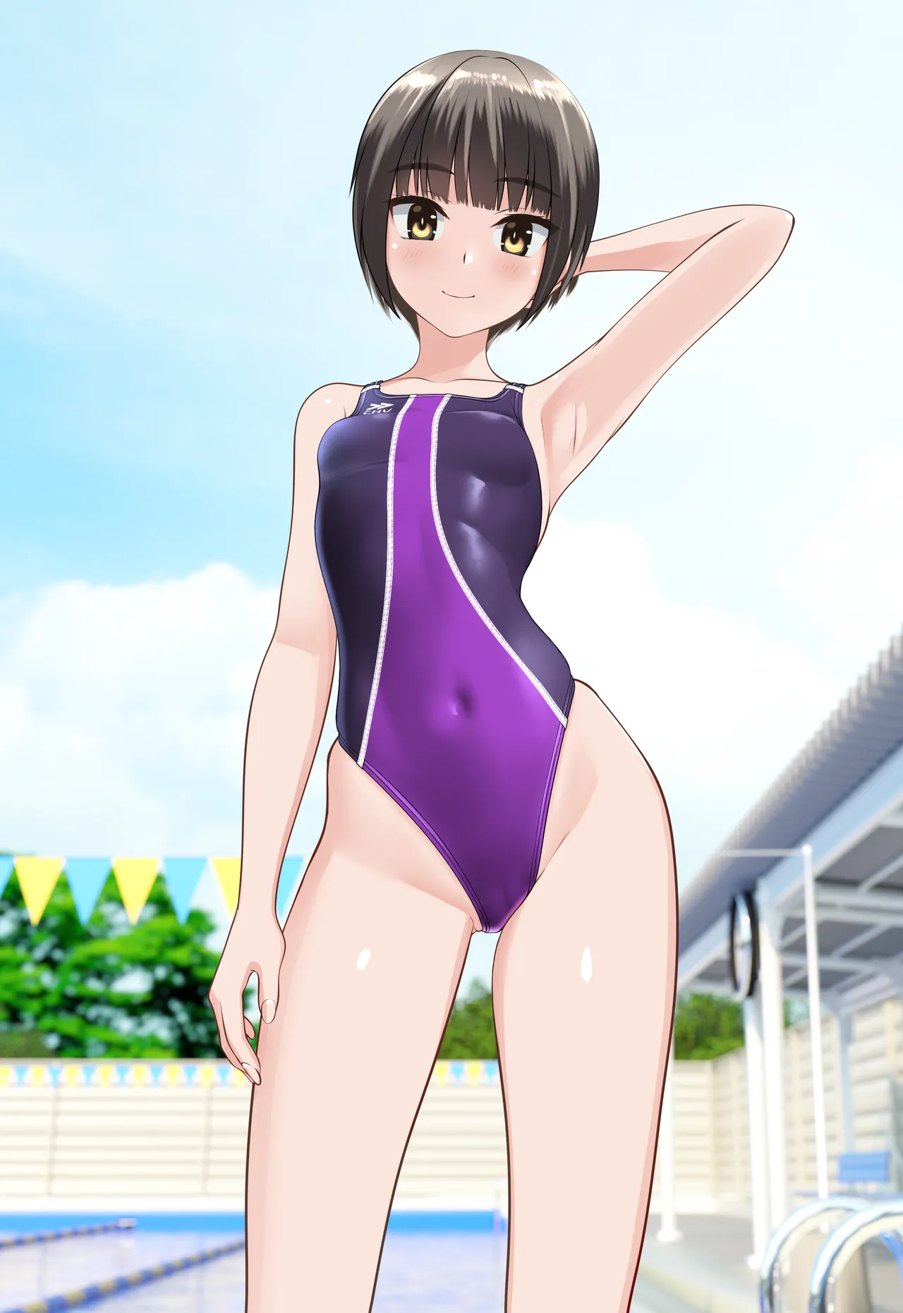 新背景+アオリ構図娘ちゃん page 6 full