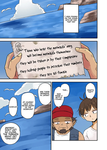 Father and son turned into mermaids cover