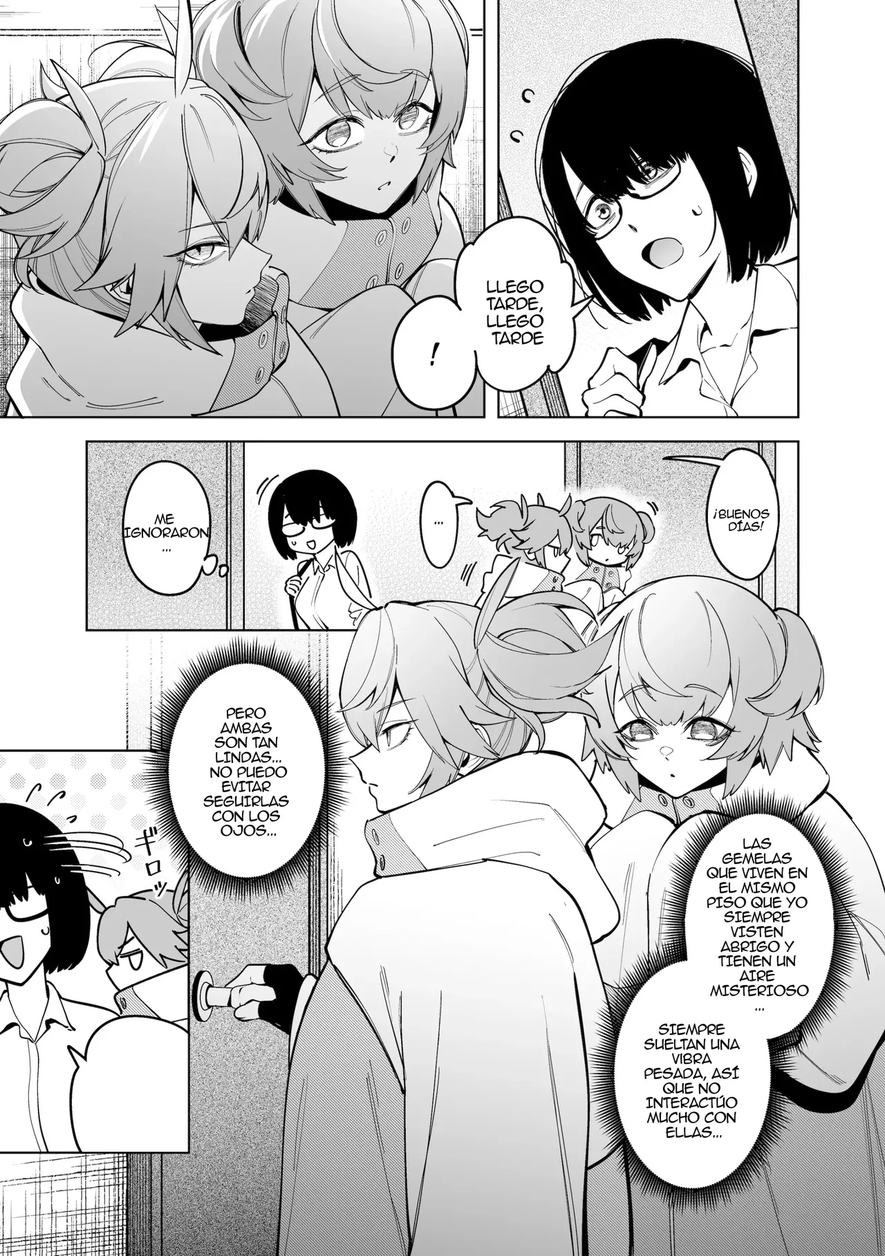 Otonari no Futago wa Yami Soshiki ni Nikutai Kaizou Sareta Moto Seigi Sentai Member Deshita｜Las Gemelas de al Lado Eran Exmiembros de un Escuadrón de Justicia que Fueron Modificados Físicamente por Una Organización Oscura page 5 full