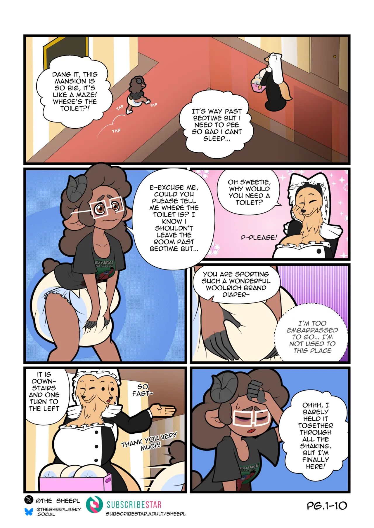 Comic: Chapter 2 - First Night page 1 full