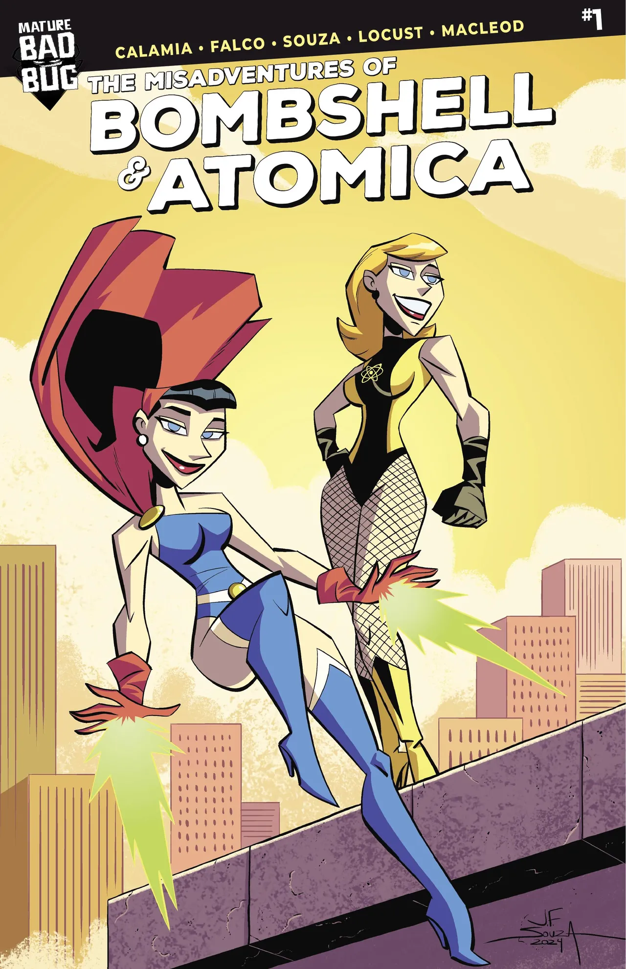 Bombshell and Atomica 001-003 page 1 full