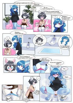 Lovers Pooping Together