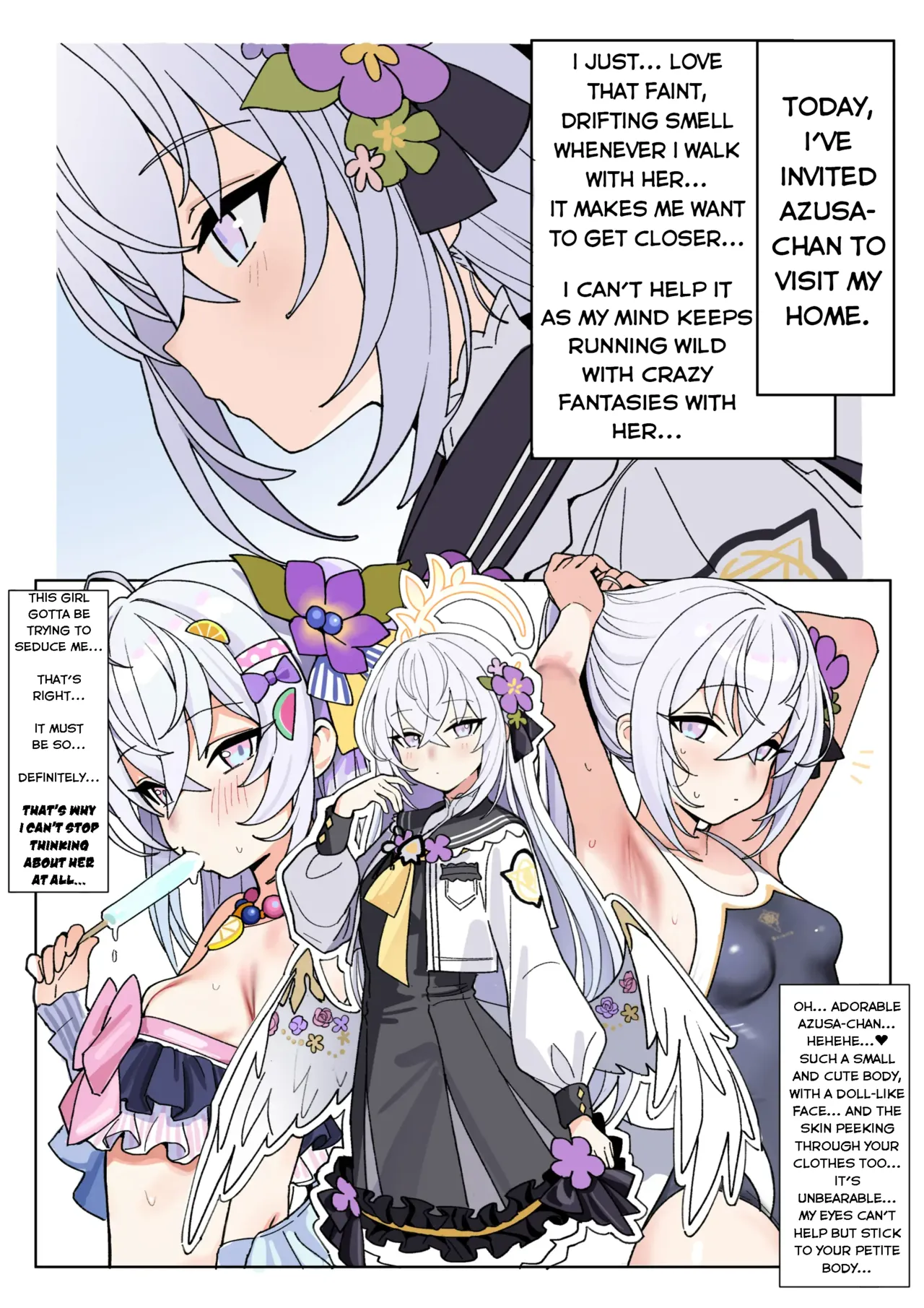 Hakudaku Tenshi to no, Torokeru You na Joukou | Melting Love Experience with a Milky White Angel page 3 full