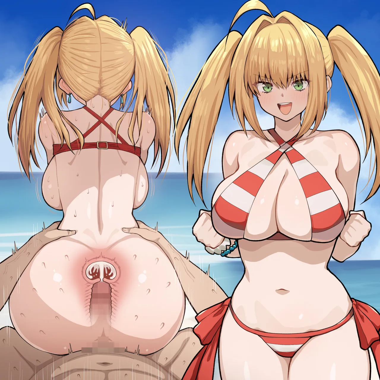 水着ネロえっち page 4 full