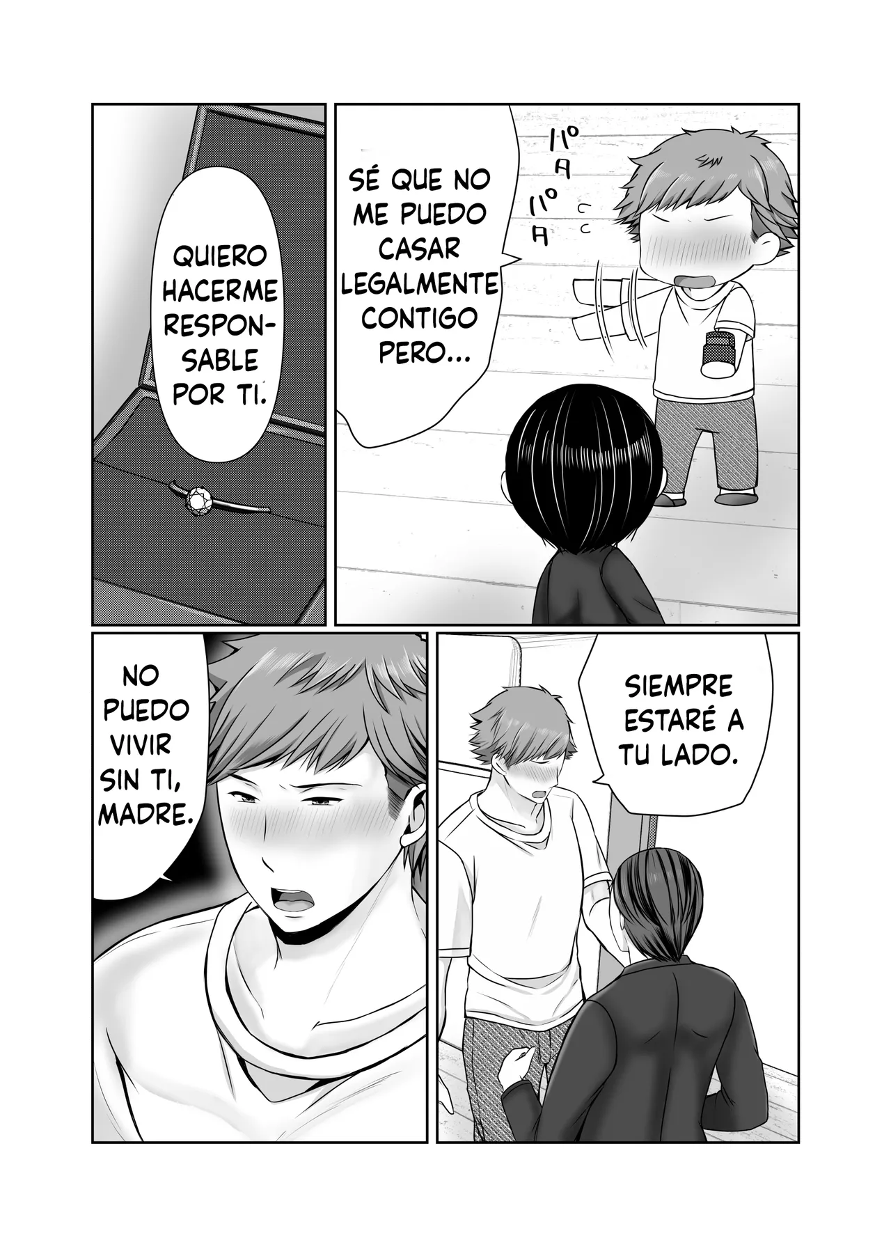 Hitorigurashi no Musuko ni Semararete... Sonogo ~Ninshin Hen~ page 4 full