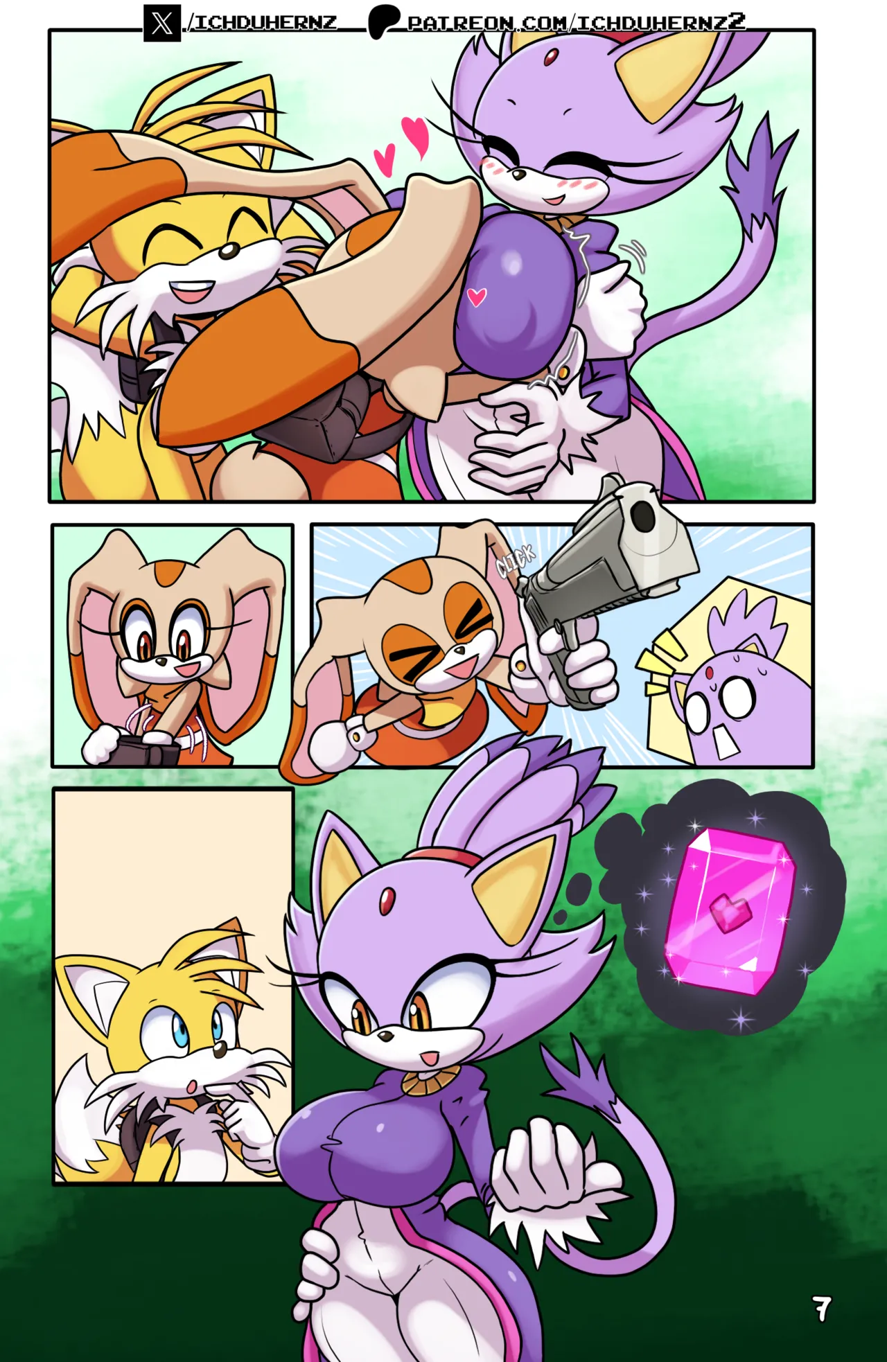 Tails Rush´d: Blazy Mix Act 1 and 2 page 10 full