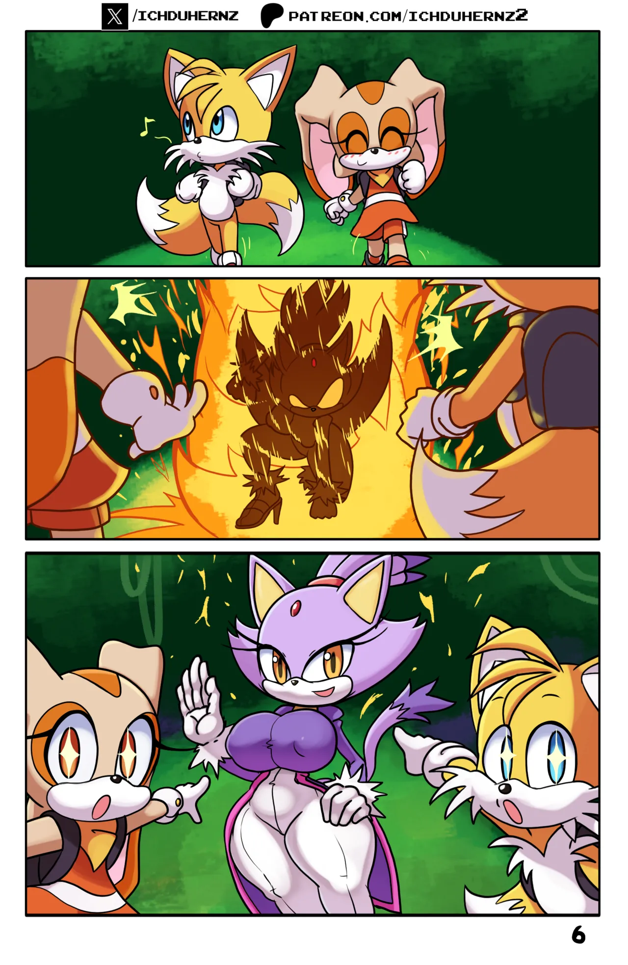 Tails Rush´d: Blazy Mix Act 1 and 2 page 9 full