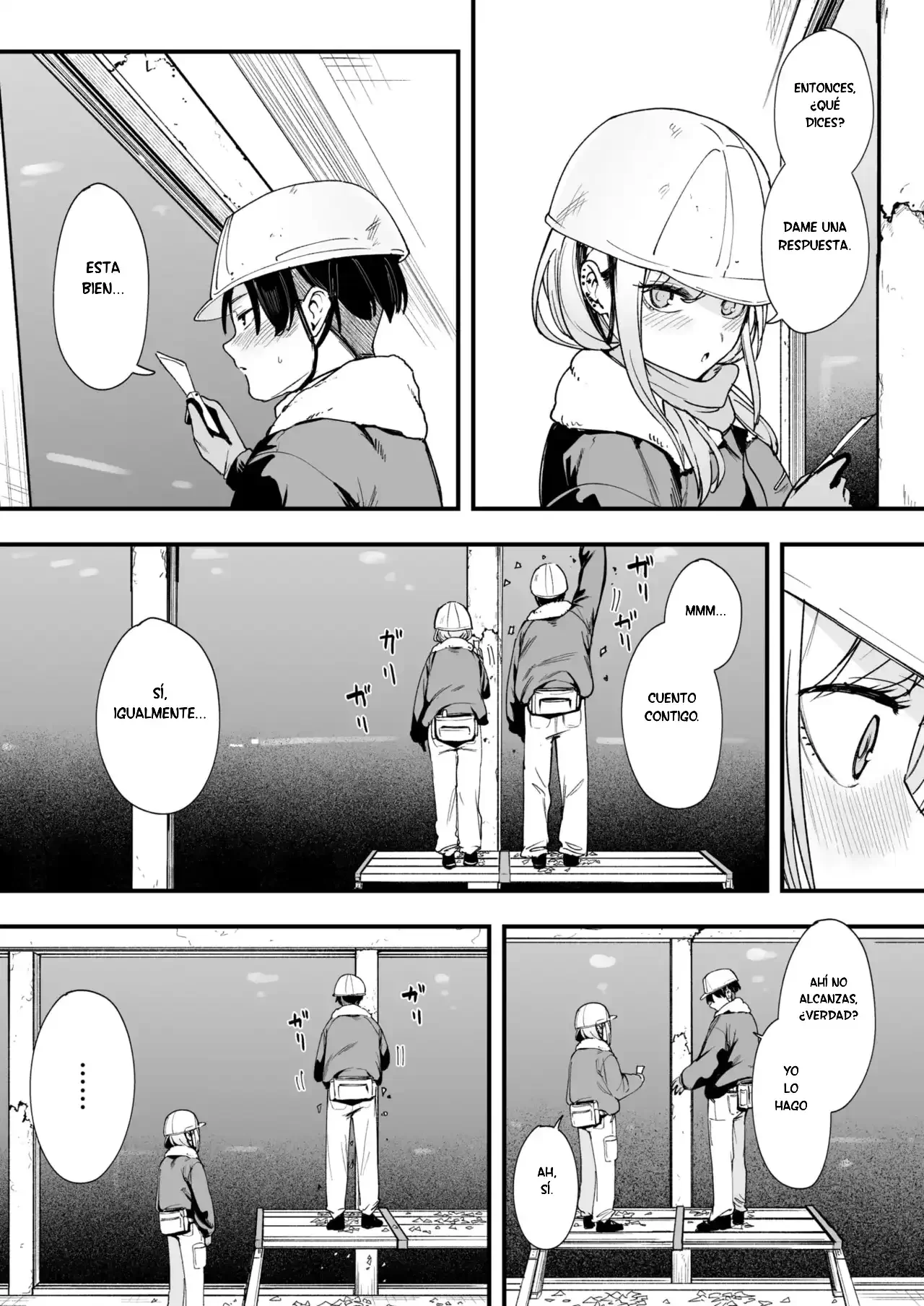 Fuyu to Genba to Sagyou Gal｜Invierno, La Obra y La Gal Obrera page 5 full