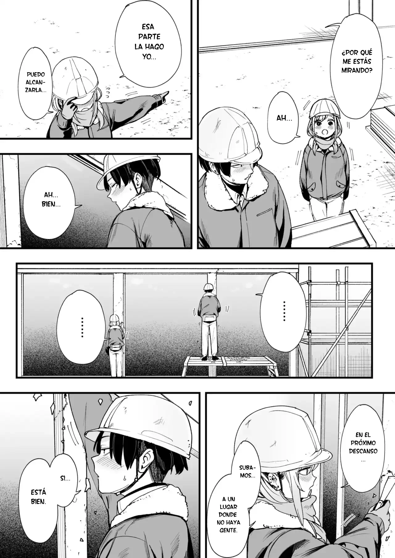 Fuyu to Genba to Sagyou Gal｜Invierno, La Obra y La Gal Obrera page 6 full