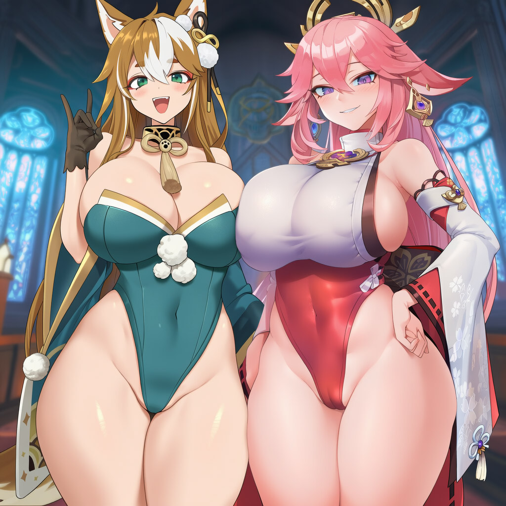 Futa Yae Miko x Hina vv55 page 3 full