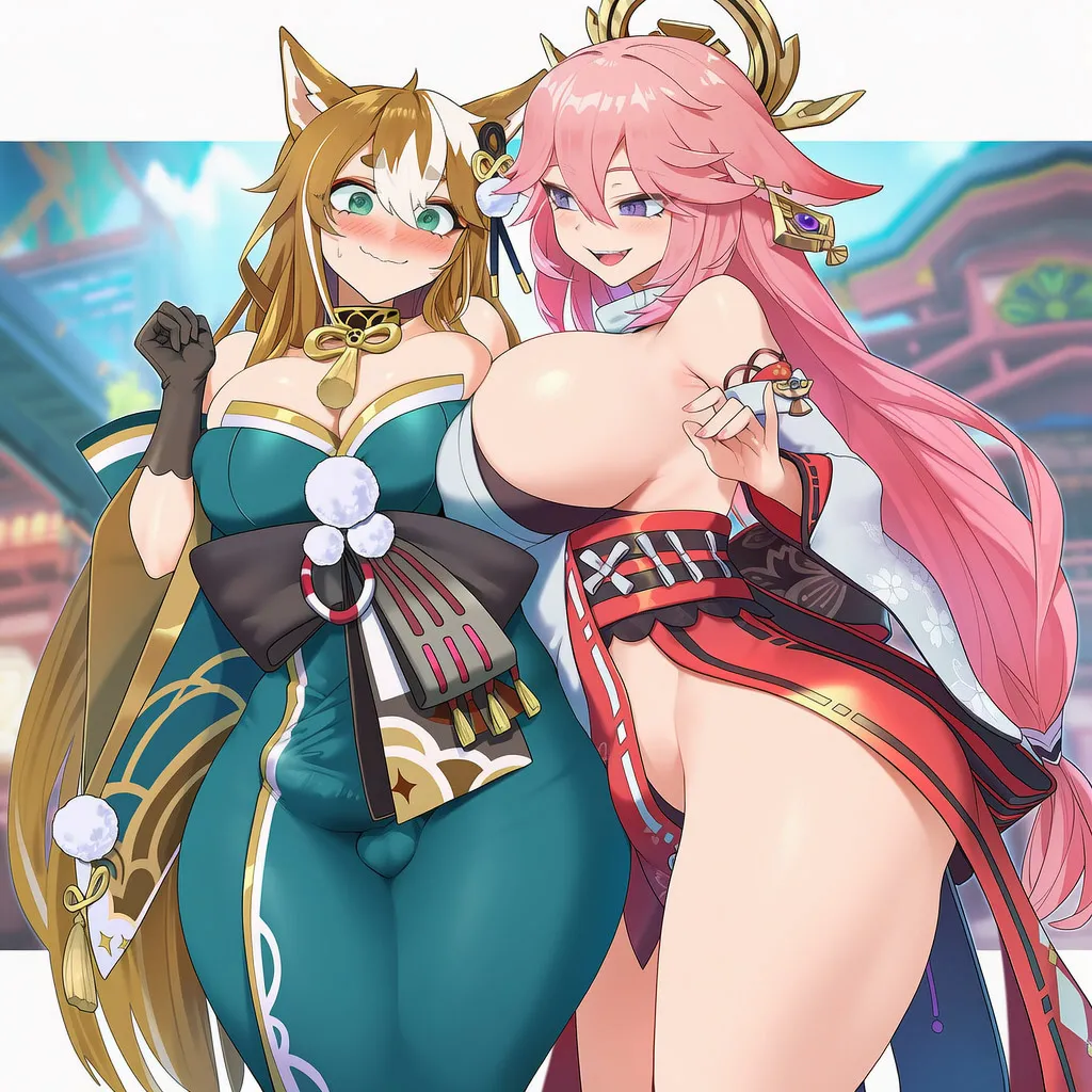 Futa Yae Miko x Hina vv55 page 6 full