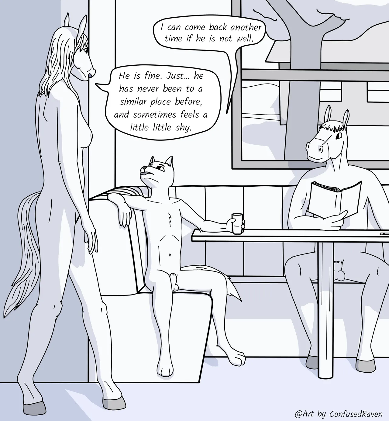 Unusual Vacation #1 - Hard beginning page 10 full