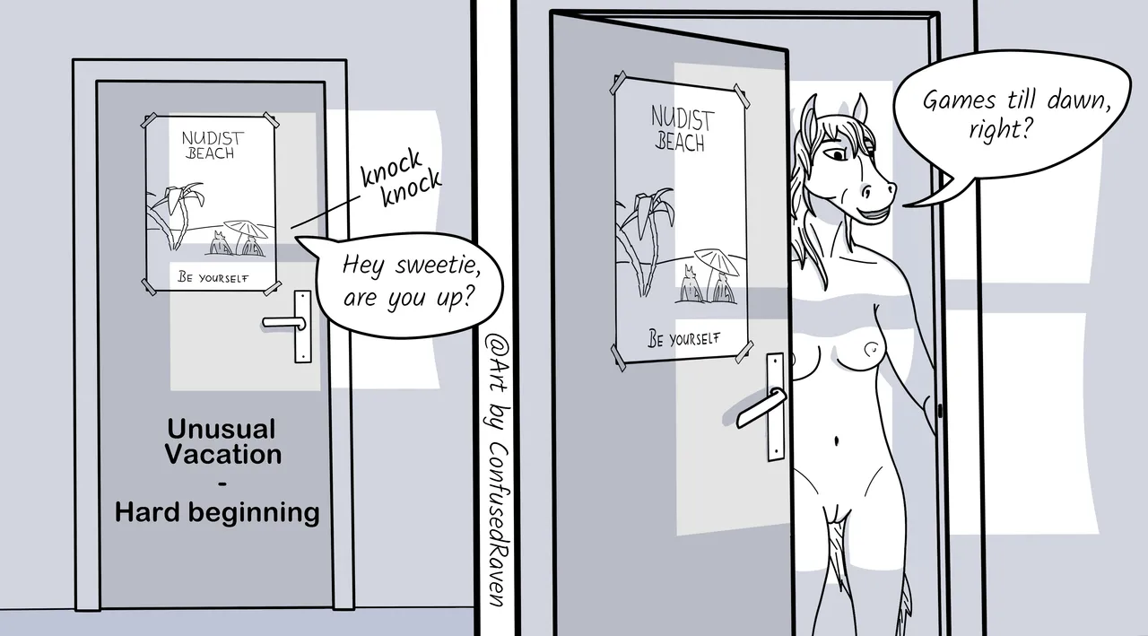 Unusual Vacation #1 - Hard beginning page 2 full