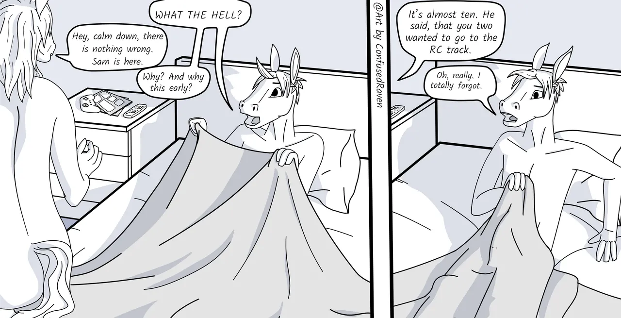 Unusual Vacation #1 - Hard beginning page 7 full