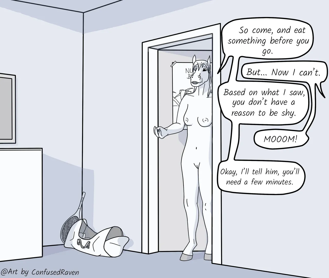Unusual Vacation #1 - Hard beginning page 8 full