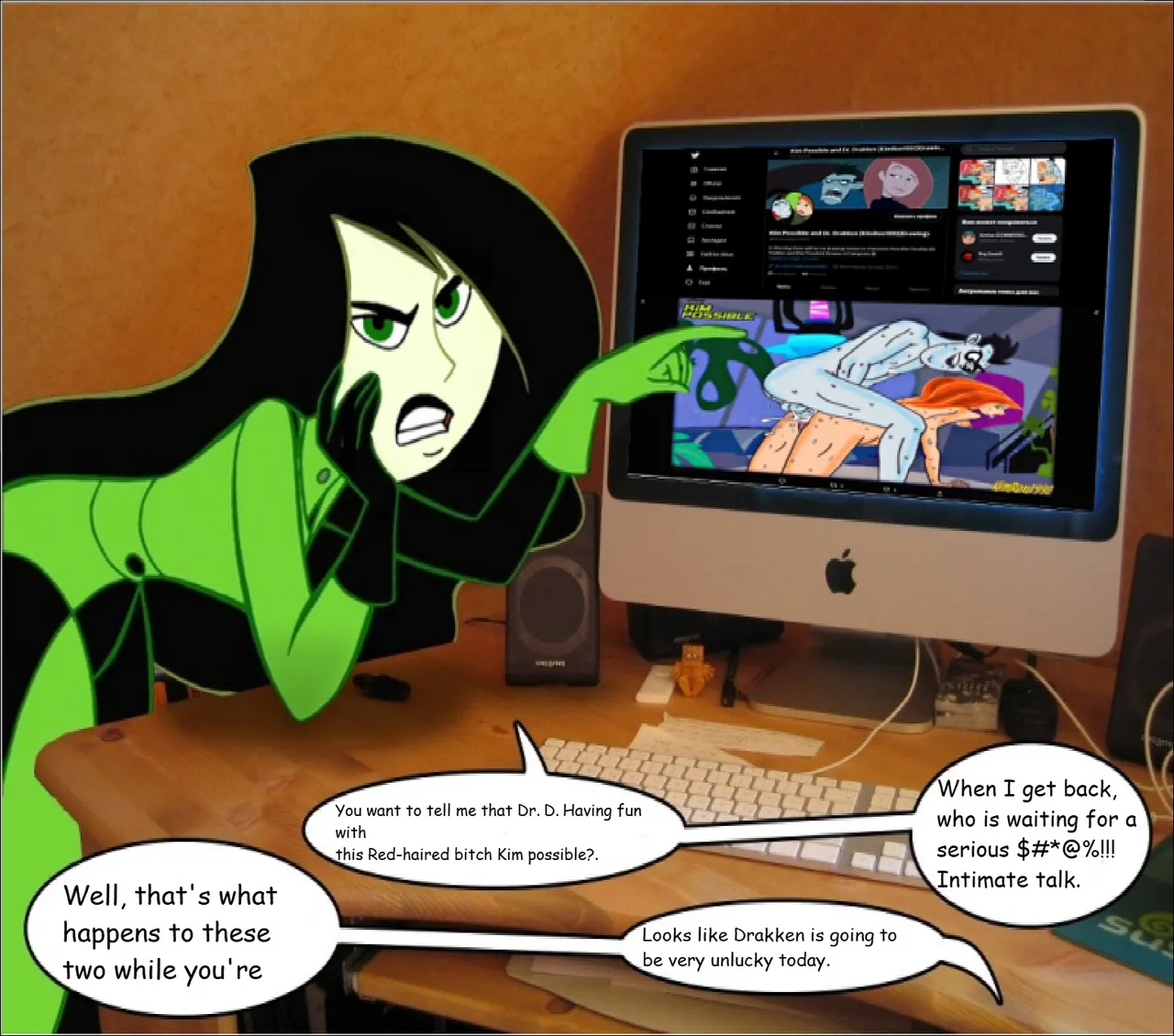 Kim Possible and Dr. Drakken Drawings page 4 full