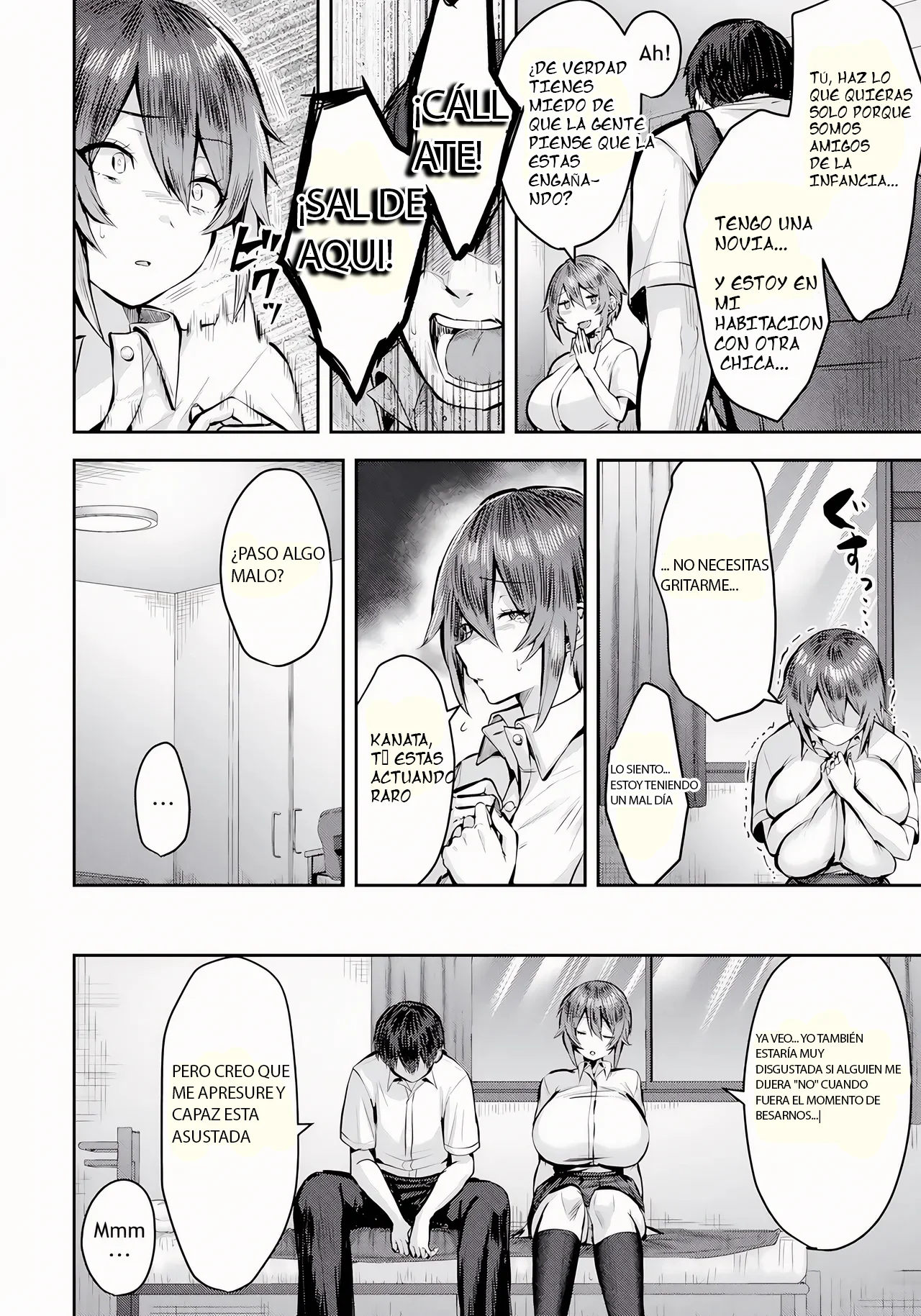 Dosukebe Lesson ~Mutchiri Osananajimi de Otoko Migaki~｜Lección Pervertida ~Mejorando tu hombría con la Amiga de la Infancia~ page 4 full