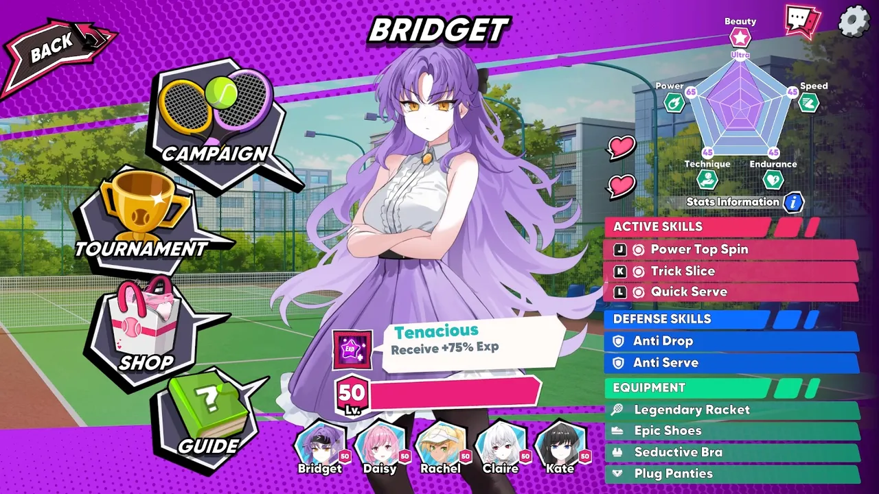 Academy Love Saga Tennis Angels EX page 6 full