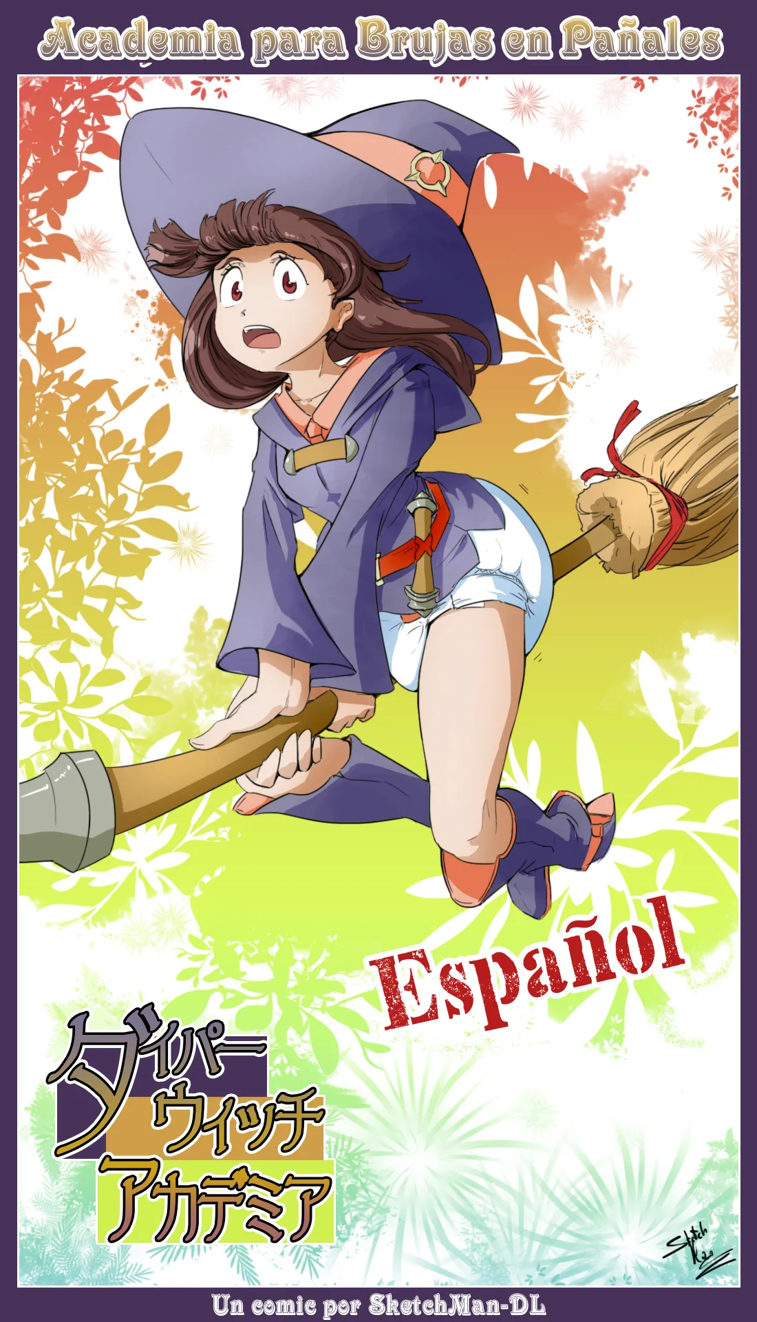Artista - SketchMan-DL / Academia para brujas en pañales page 1 full
