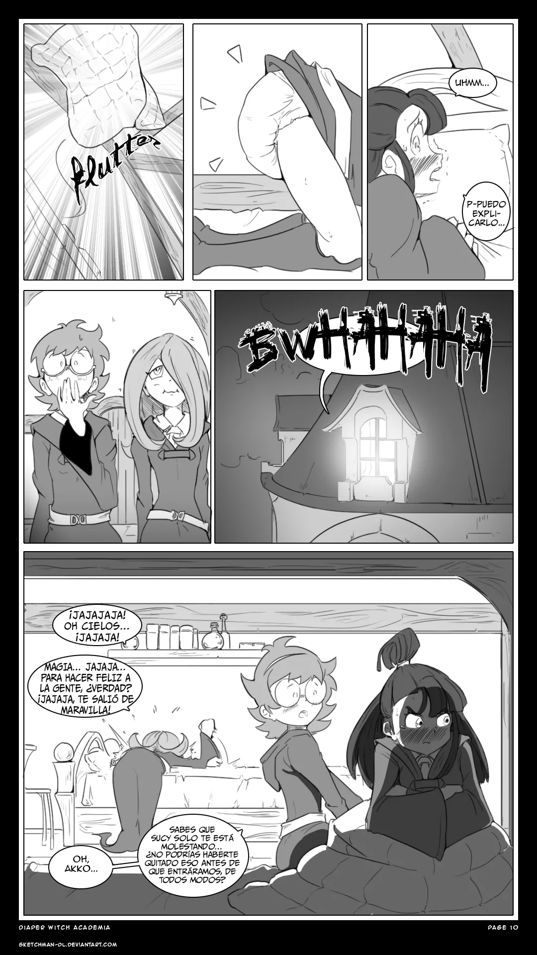 Artista - SketchMan-DL / Academia para brujas en pañales page 10 full