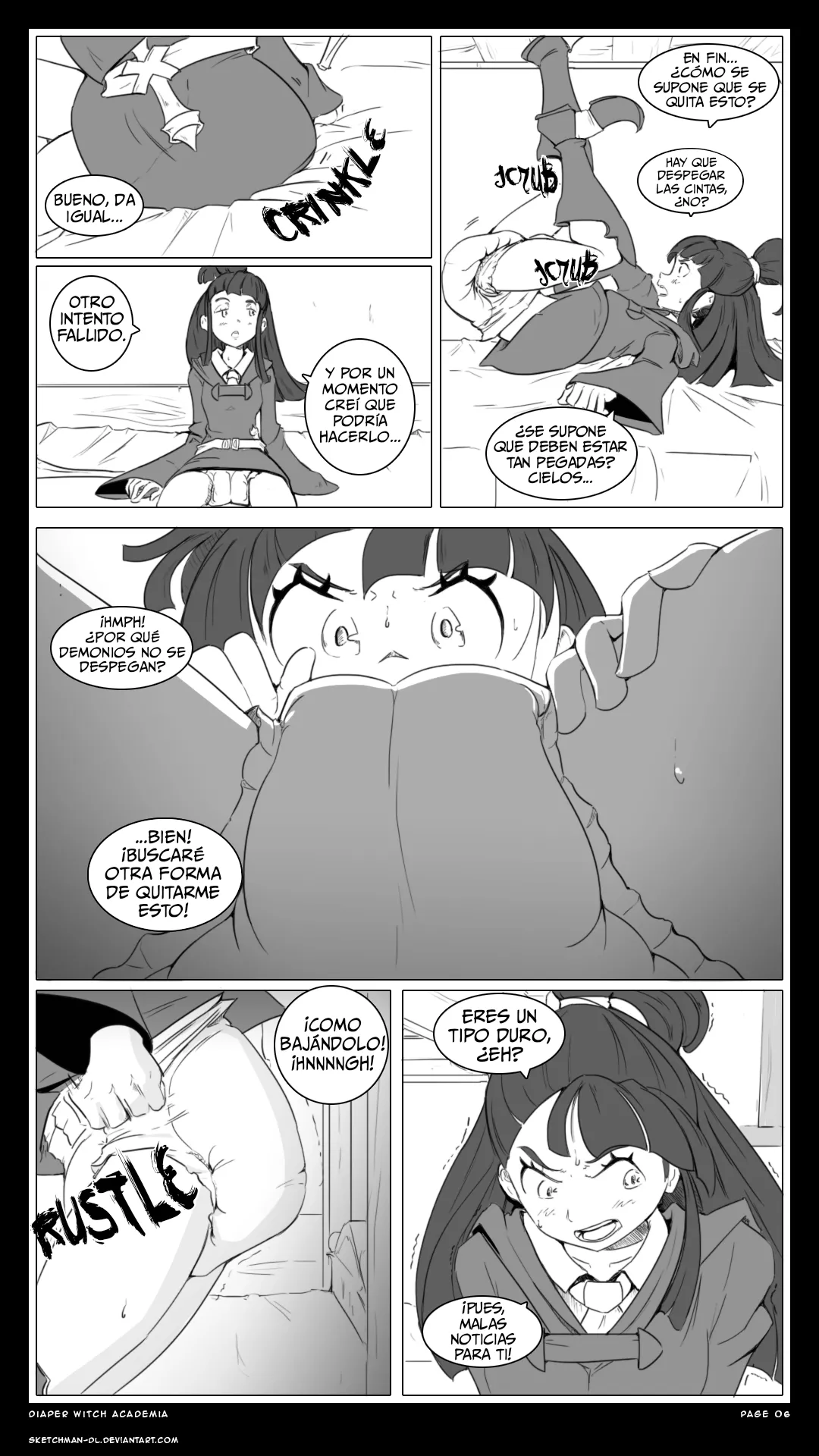 Artista - SketchMan-DL / Academia para brujas en pañales page 6 full