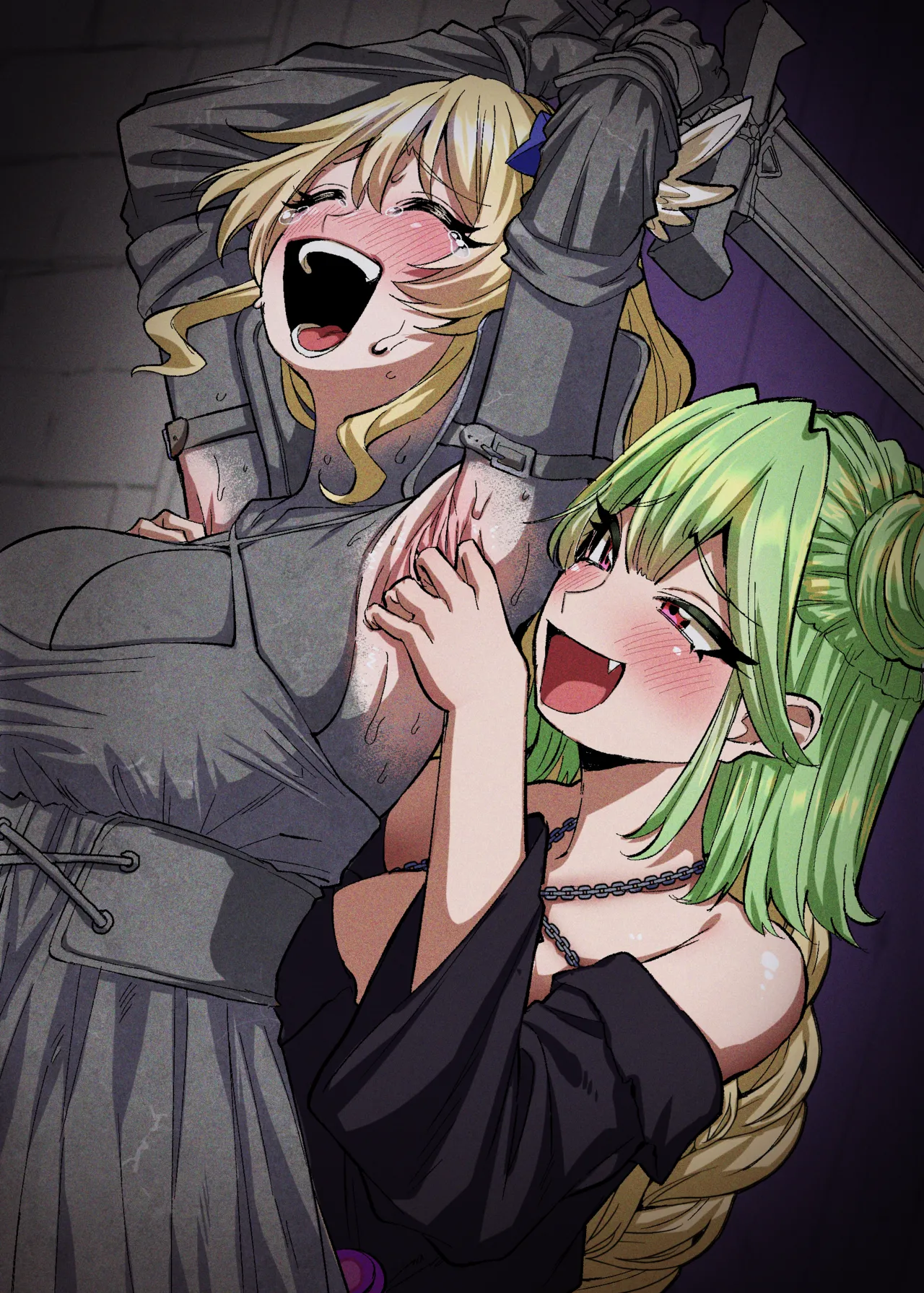 メデューサくすぐり配信～3人の冒険者ちゃん、死ぬほどくすぐってみた！～ page 2 full