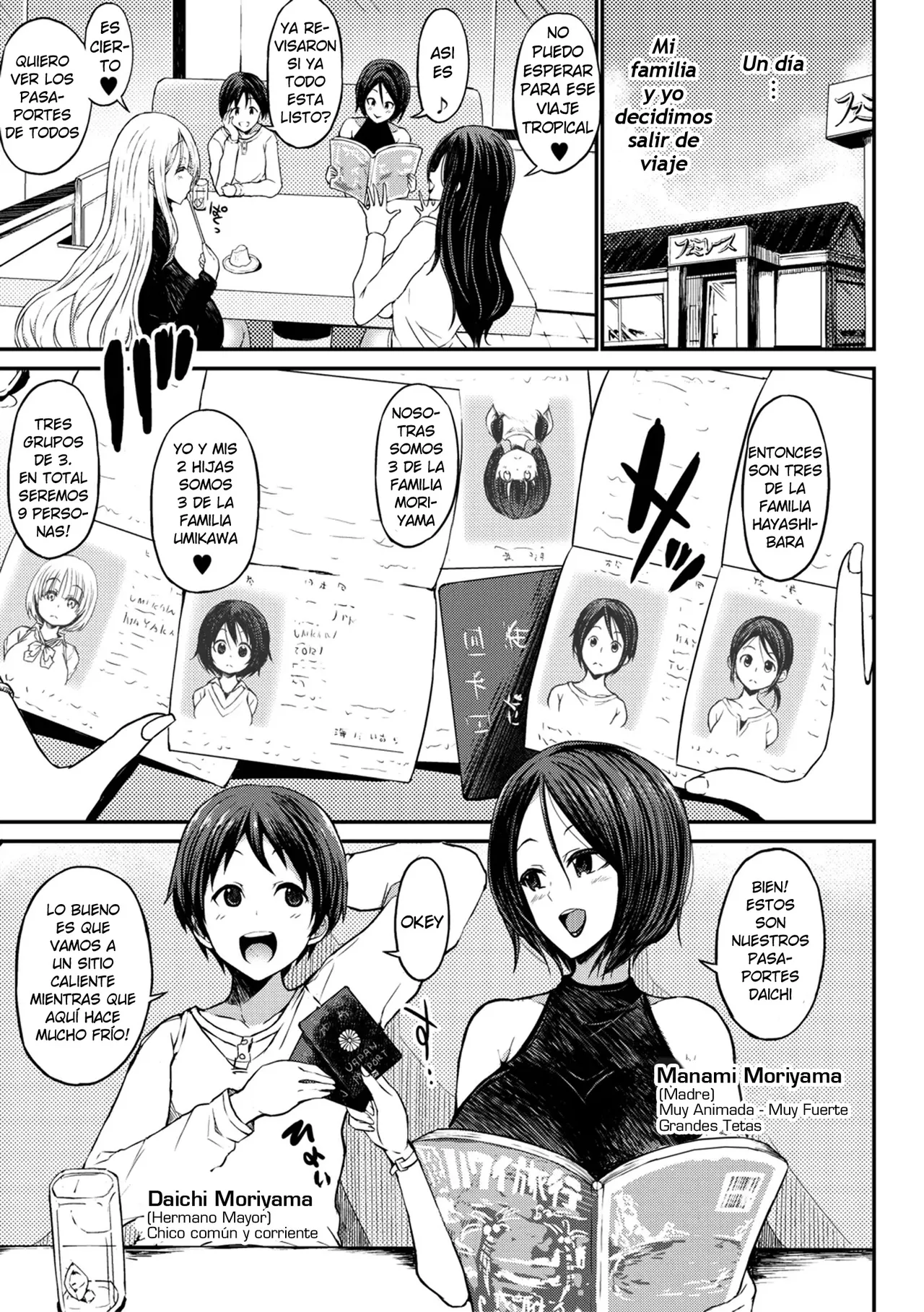 Tsuujou Sex ga Gomu Nashi de 24-jikan Namahame Houdai no Kazoku-tachi  | Una familia que normalmente tiene sexo ilimitado sin condon las 24h page 1 full