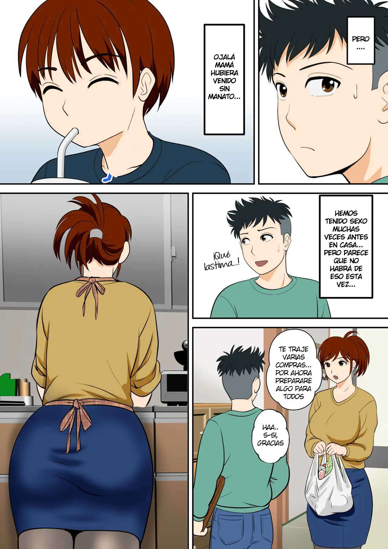 30-nichi go ni SEX suru Haha to Musuko Gaiden2 ~Boku to Kanojo to Kare no Ikiru Michi~｜Madre e Hijo Tendrán SEXO en 30 días - Historia Paralela 2 ~Mi Estilo de Vida, El de Ella y el de Él~ page 4 full