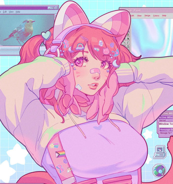 OC catgirl cover