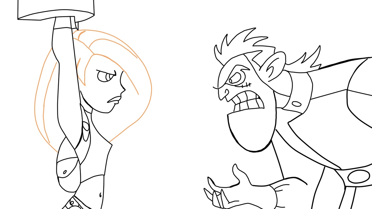 Kim Possible and Dr. Drakken Drawings page 3 full