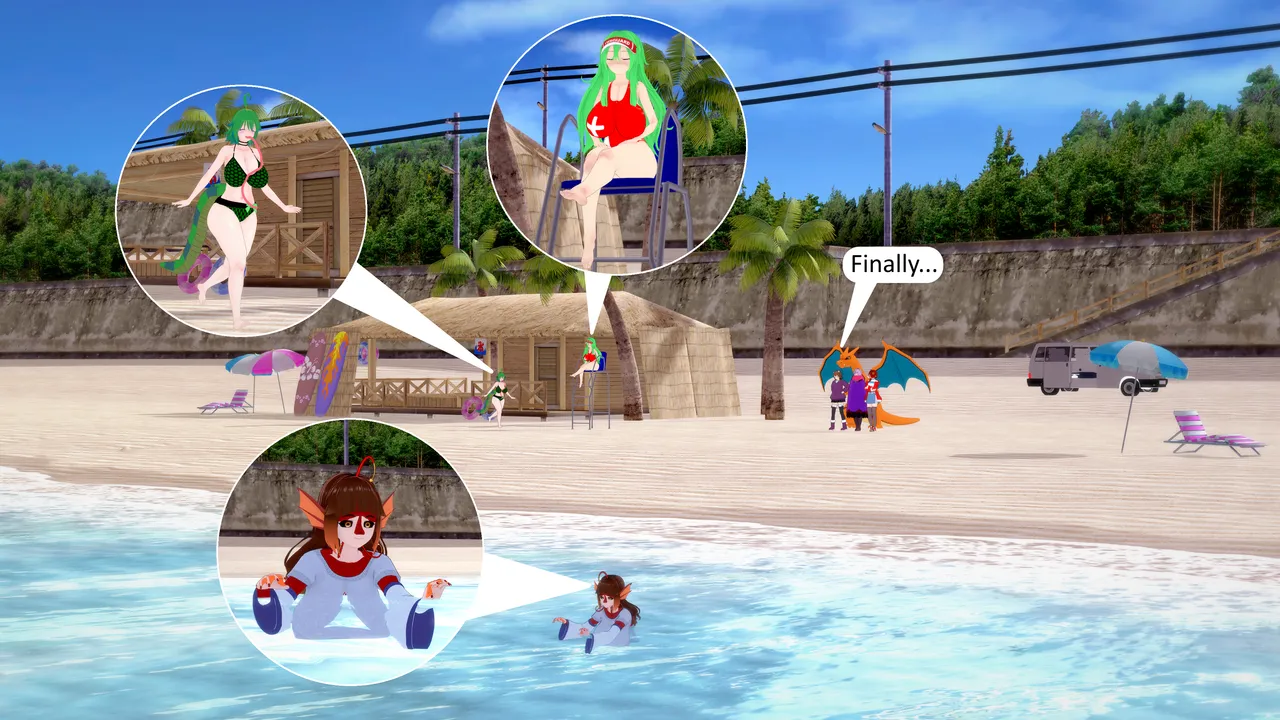 Moruke &amp; Friends: Beach Episode page 1 full