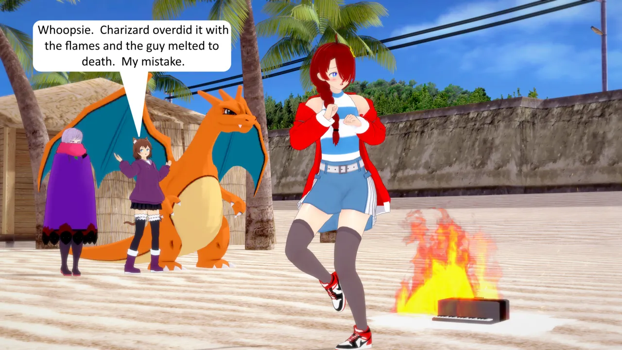 Moruke &amp; Friends: Beach Episode page 9 full