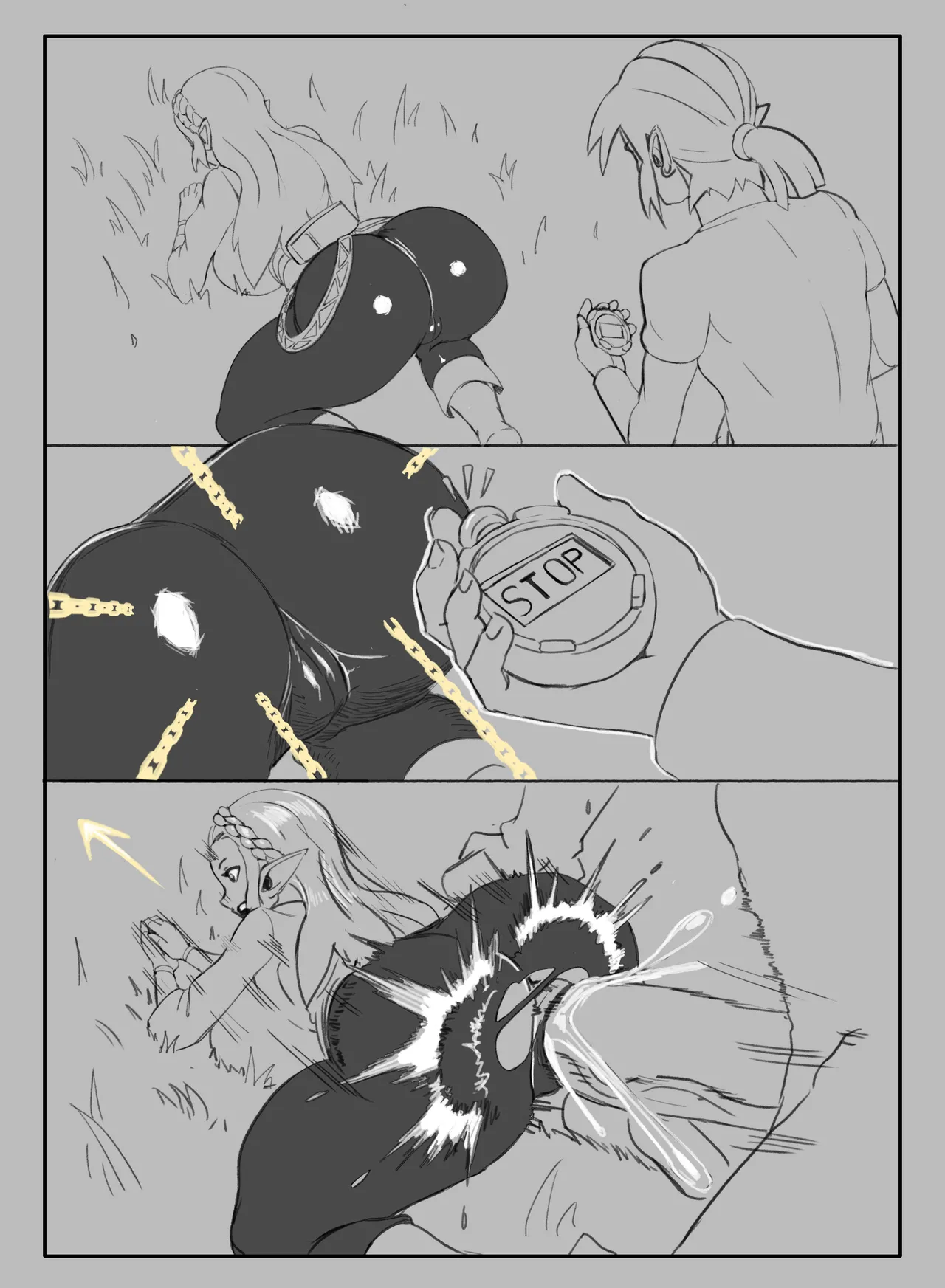 Time Stop Comic page 1 full