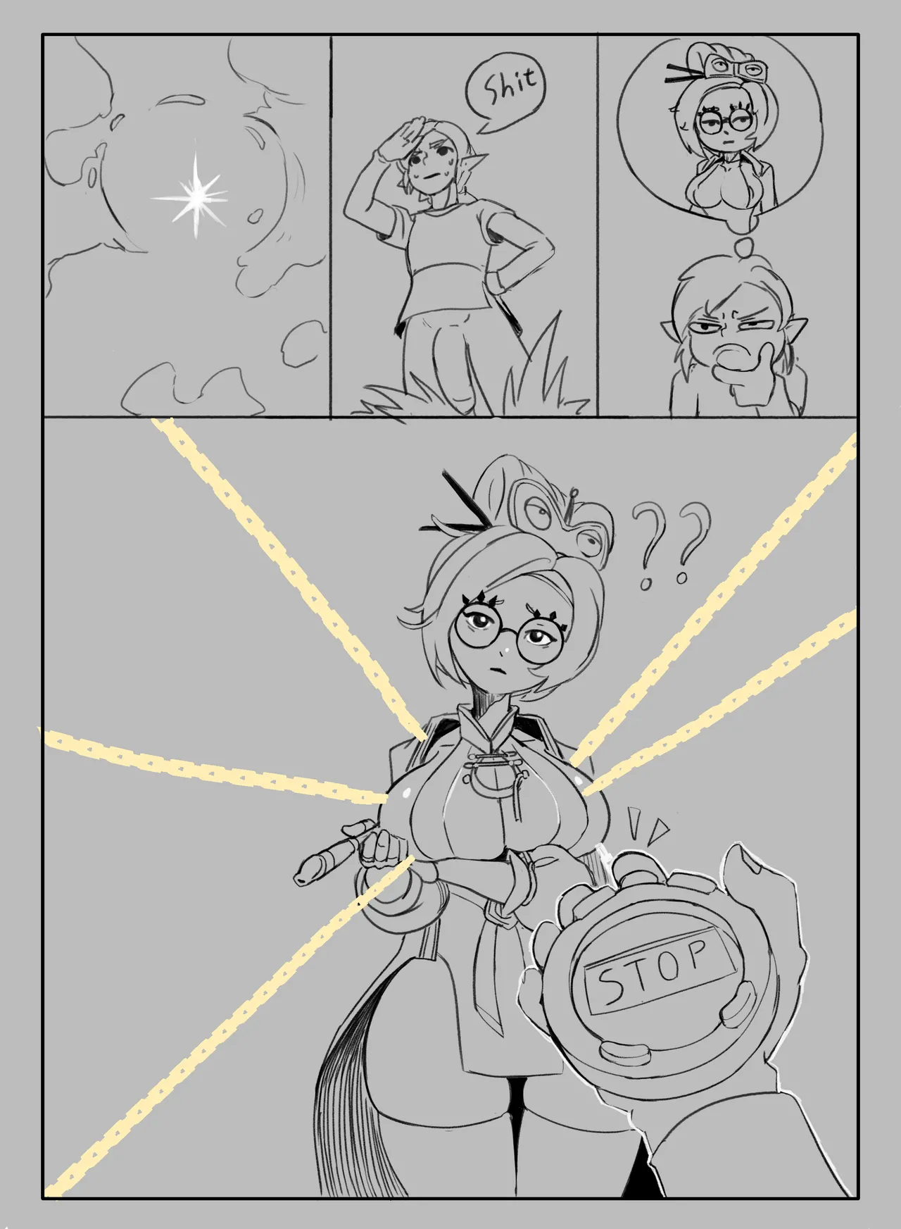 Time Stop Comic page 3 full