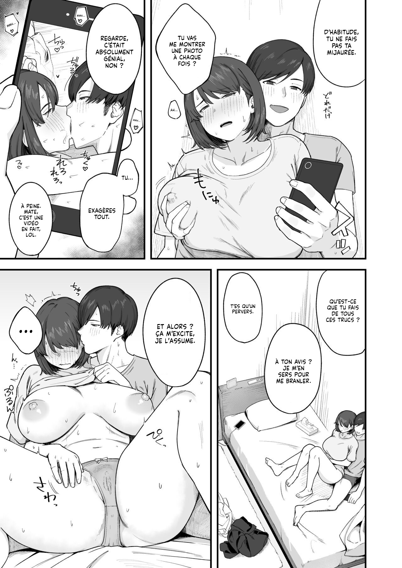 Benkyou ni Shuuchuu shitai Muttsuri na Ane wa, Karada no Aishou Bacchiri na Otouto no Sasoi o Kotowarenai | Une grande Sœur qui n'arrive pas à réviser et à résister à l'attrait de son Frère. page 10 full