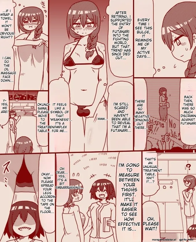 A former futanari fighter visits a high class massage parlor page 4 full