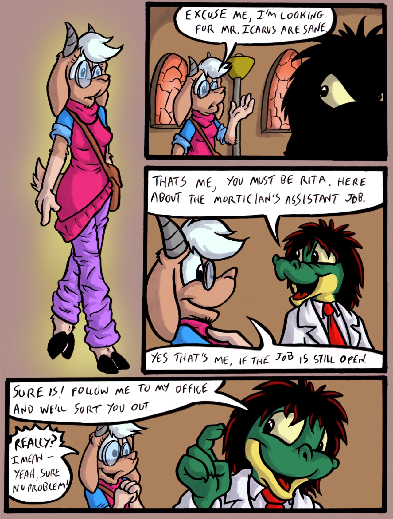 Sleeping on the Job page 1 full
