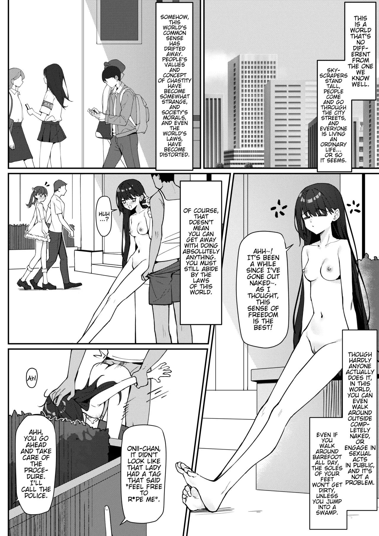 Kyou Kara Zenra Toukou 1 | Starting Today, I'll be Going to School Naked 1 page 6 full