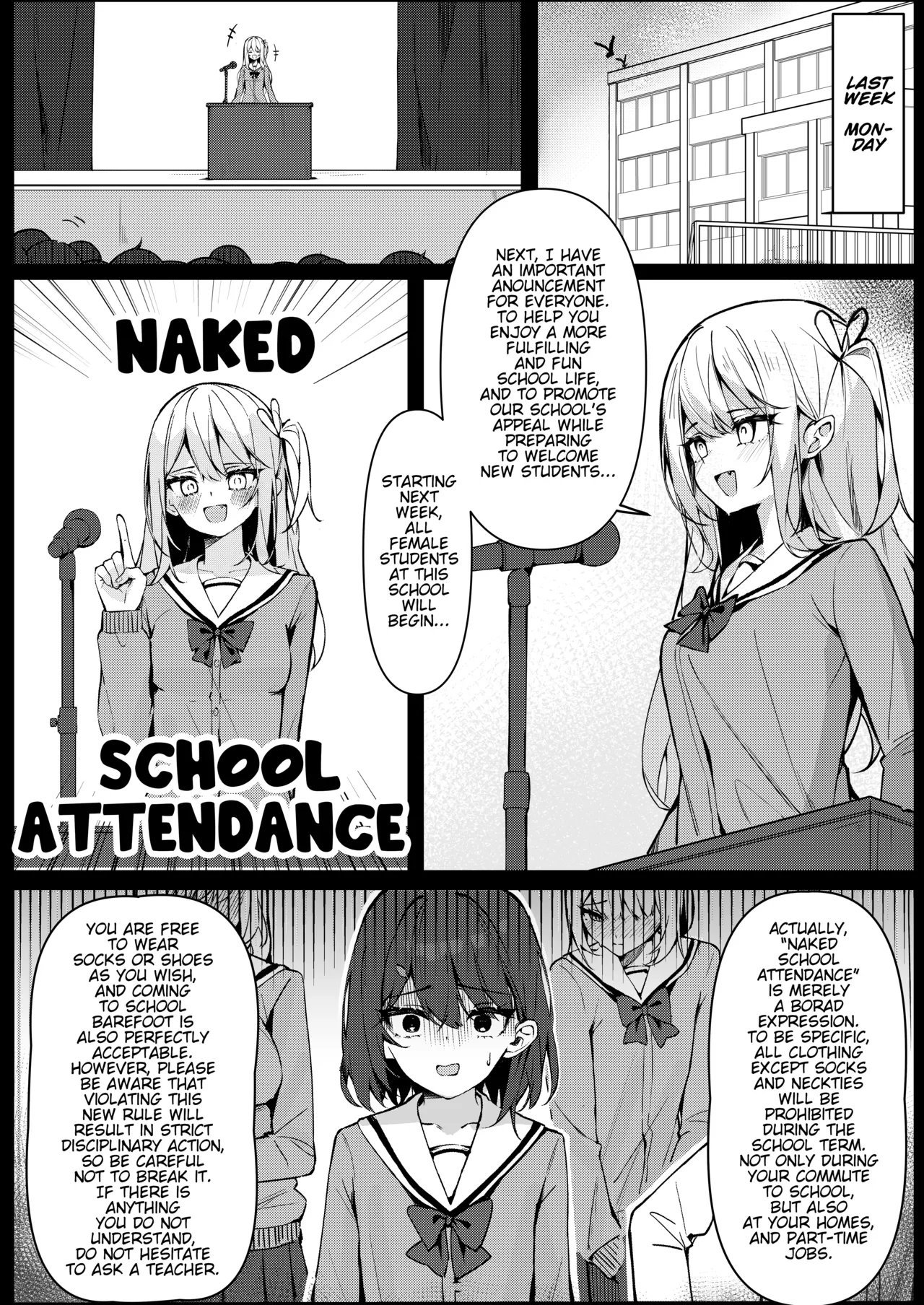Kyou Kara Zenra Toukou 1 | Starting Today, I'll be Going to School Naked 1 page 8 full