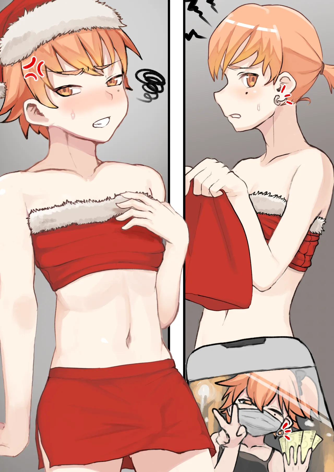 Feminized Reindeer Transformation page 1 full