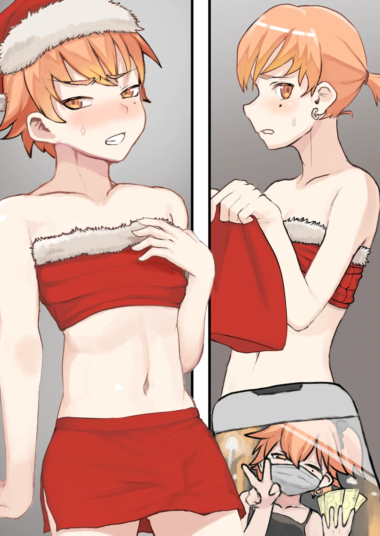 Feminized Reindeer Transformation page 9 full