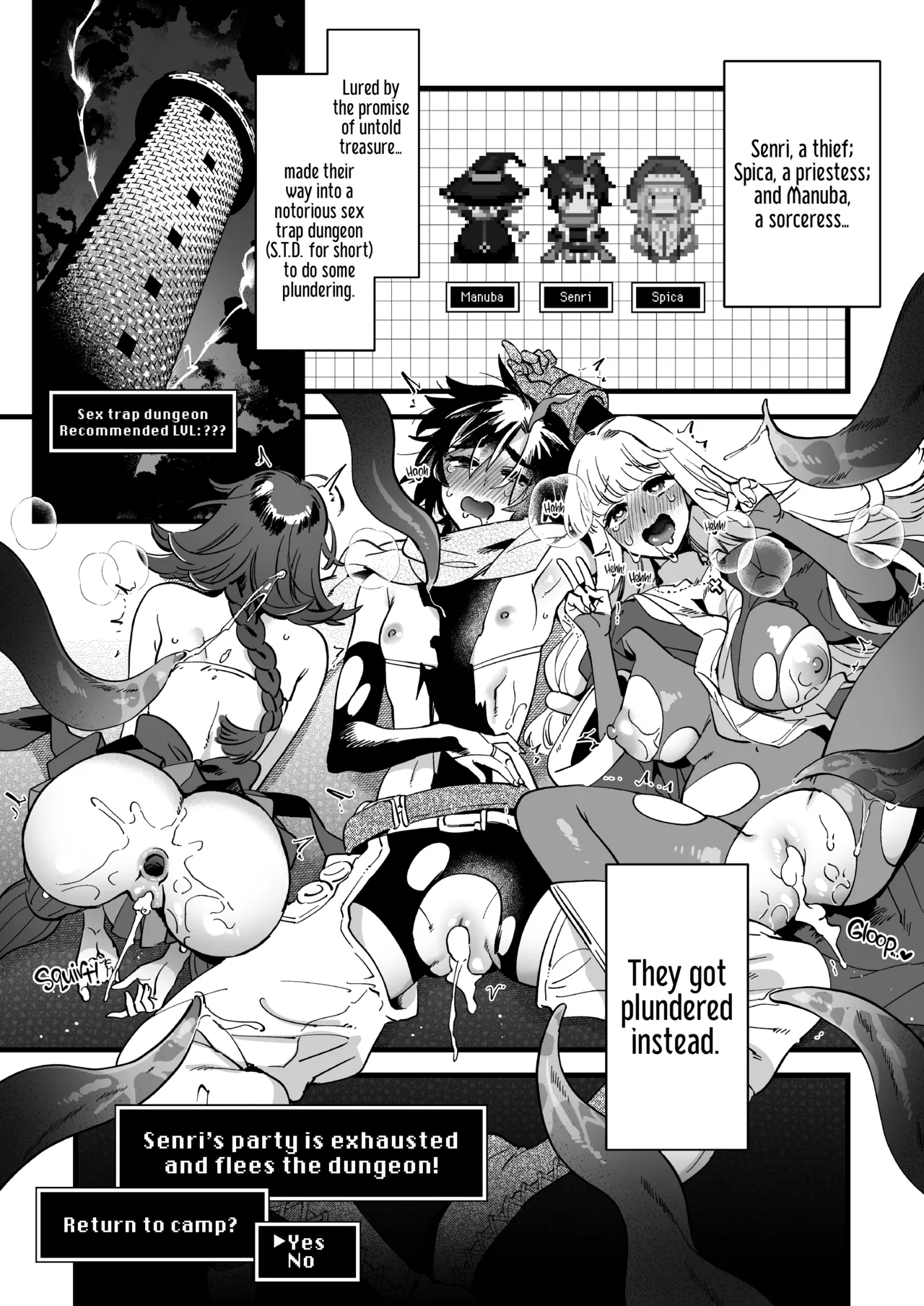 Adventurers by Day, Secretly Training by Night page 4 full