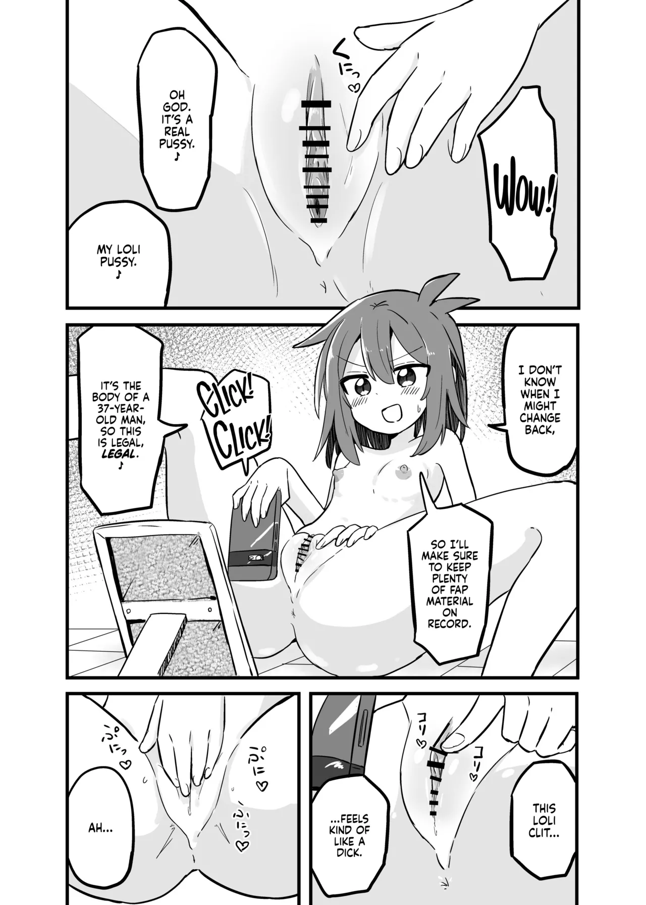 Gouhou TS Ojisan no Ecchi de Midarana Seikatsu page 4 full