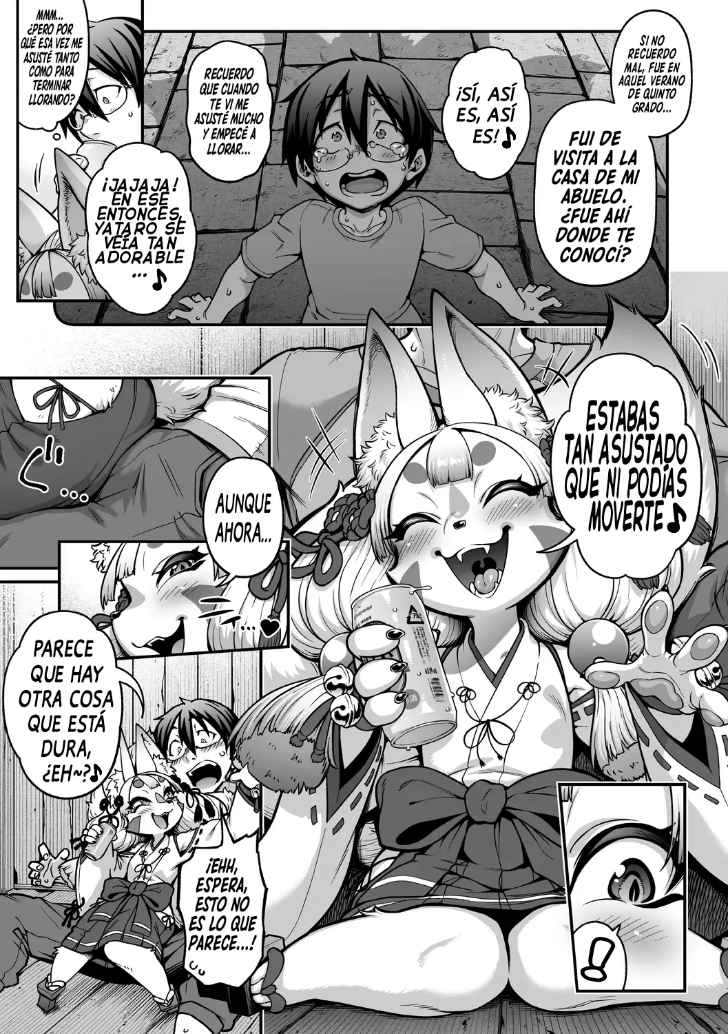 Omatsure to Yomeire!! Konkon Kohaku-sama｜¡Kon Kon! ¡La Diosa Zorro Kohaku-Sama! ~¡¡Vamos a Celebrar y Vamos a Casarnos, Kohaku-sama!!~ page 8 full