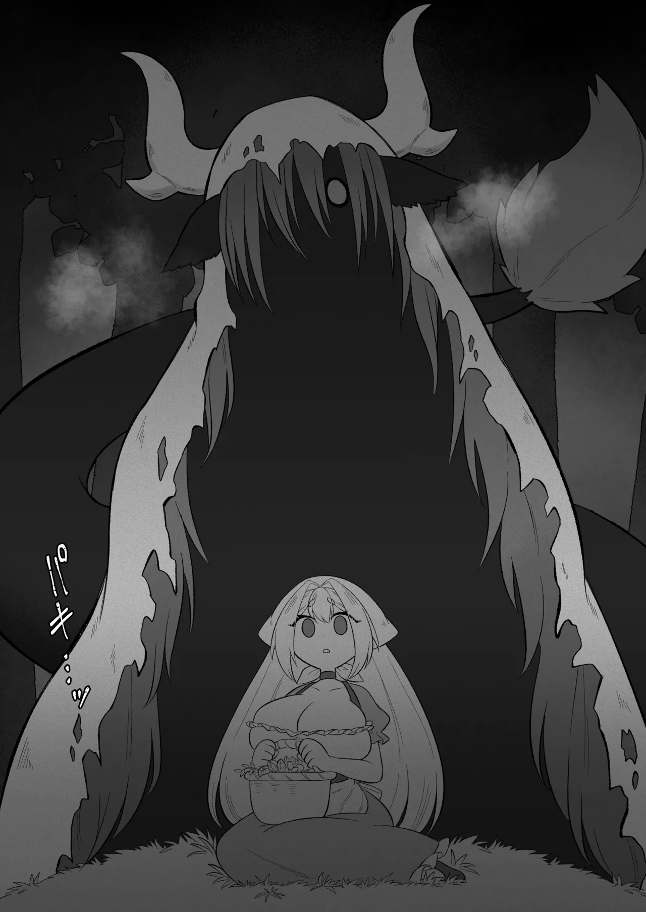 Aru Hi Mori no Naka Shokushu no Kaibutsu ni Tanetsuke Koubi Sareru Shoujo no Ohanashi page 5 full