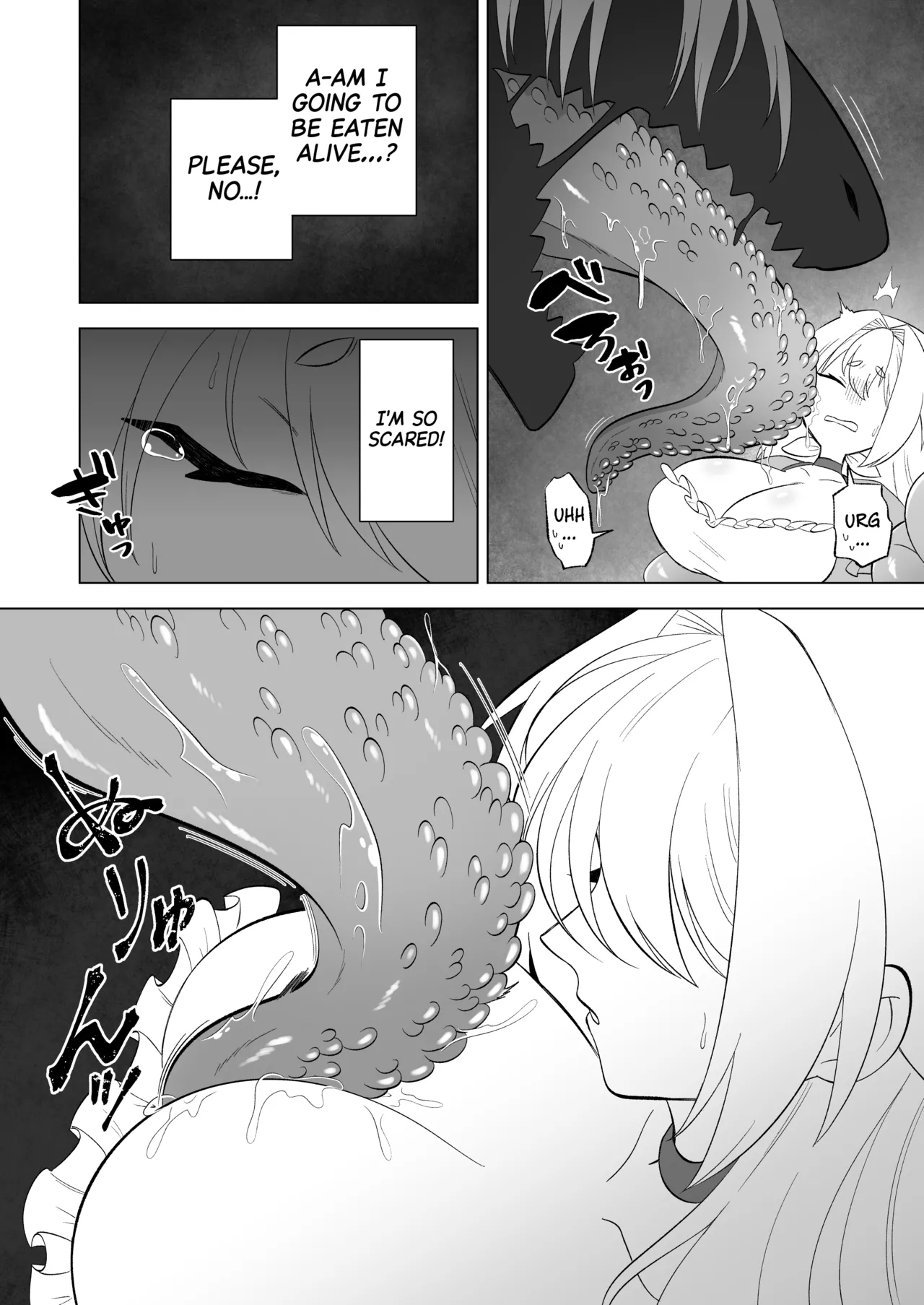 Aru Hi Mori no Naka Shokushu no Kaibutsu ni Tanetsuke Koubi Sareru Shoujo no Ohanashi page 9 full